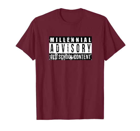 Millennial Advisory Label T-Shirt