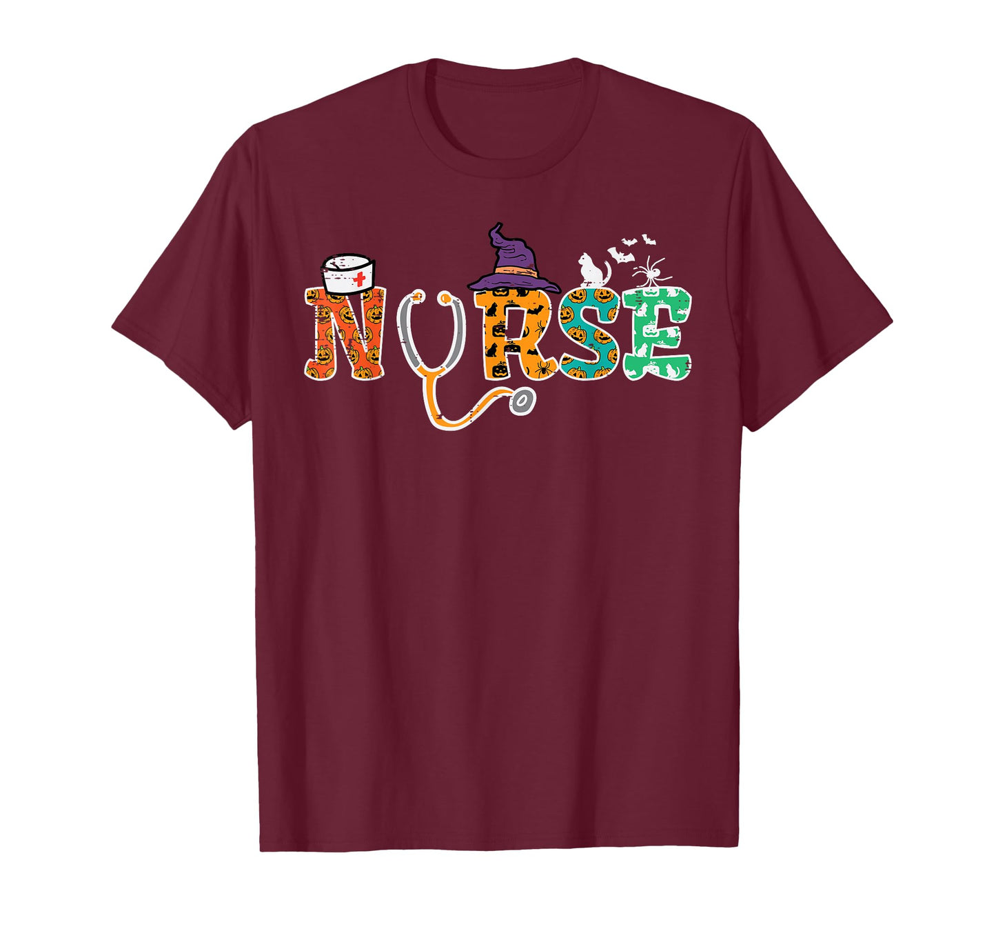 Nurse Halloween Costume RN ICU ER OB Fall Scrub Top Women T-Shirt