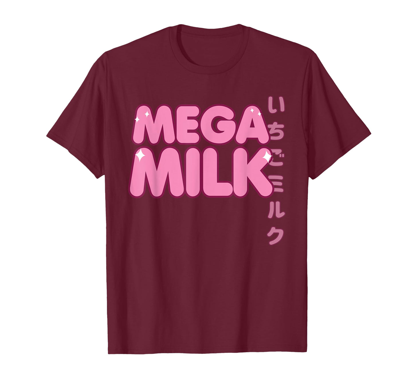Mega Milk Strawberry Otaku Anime Hentai Fan Girl T-Shirt