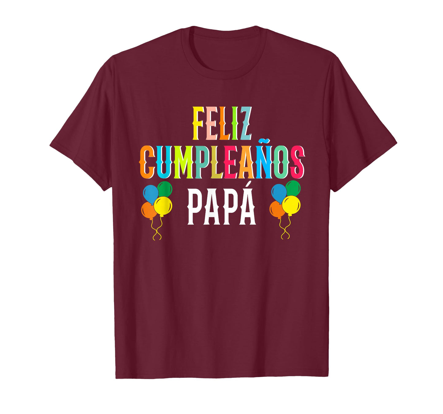 Feliz Cumpleaños Papá Spanish Dad Birthday For Kids T-Shirt