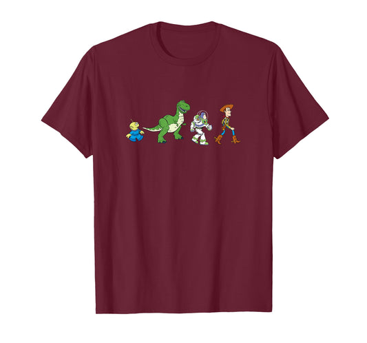 Disney Pixar Toy Story Toy Crossing Characters Group Shot T-Shirt