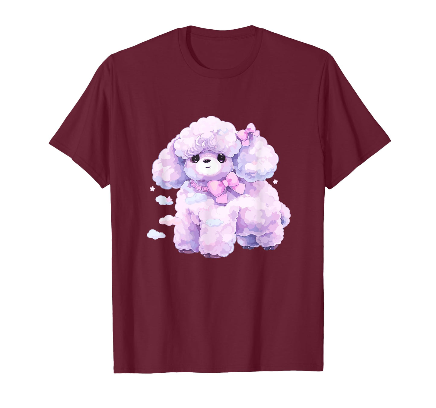 poodle cotton candy Kawaii cute Aesthetic Softgirl pet dog T-Shirt