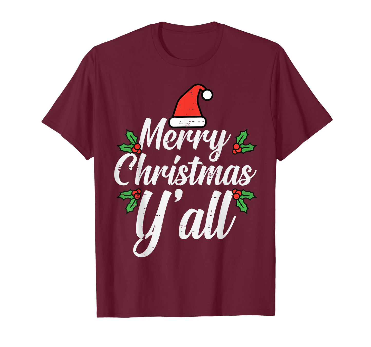 Merry Christmas Y'All Christmas Xmas Men Women Kids Boys T-Shirt