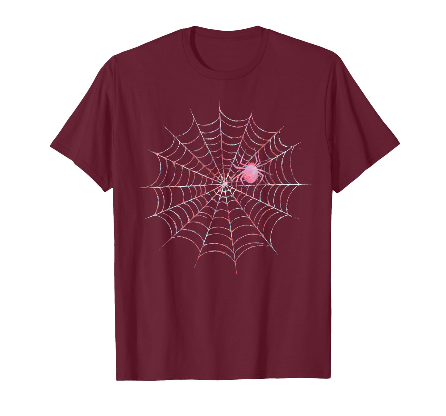 Halloween Tshirt Girl Spider Spooky Horror Party Costume T-Shirt