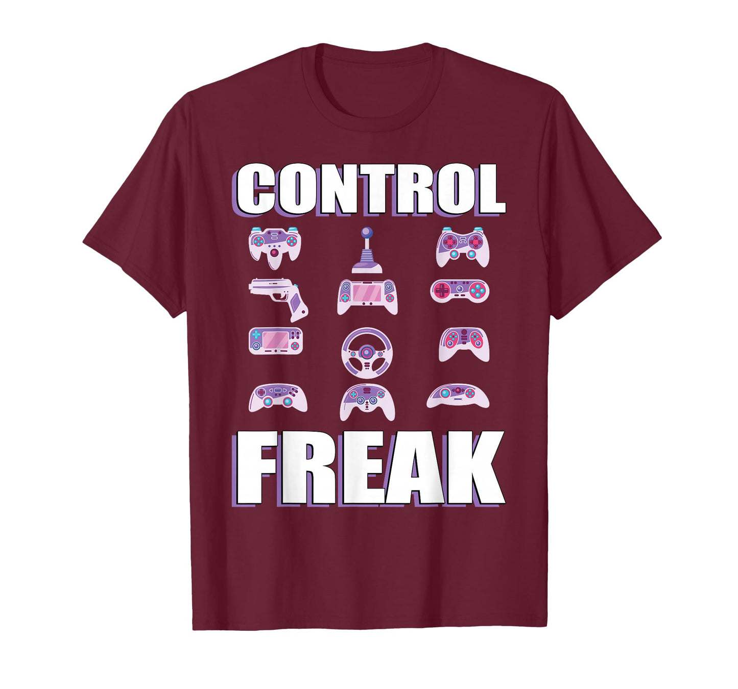 Gamer Control Freak Funny Gaming T-Shirt
