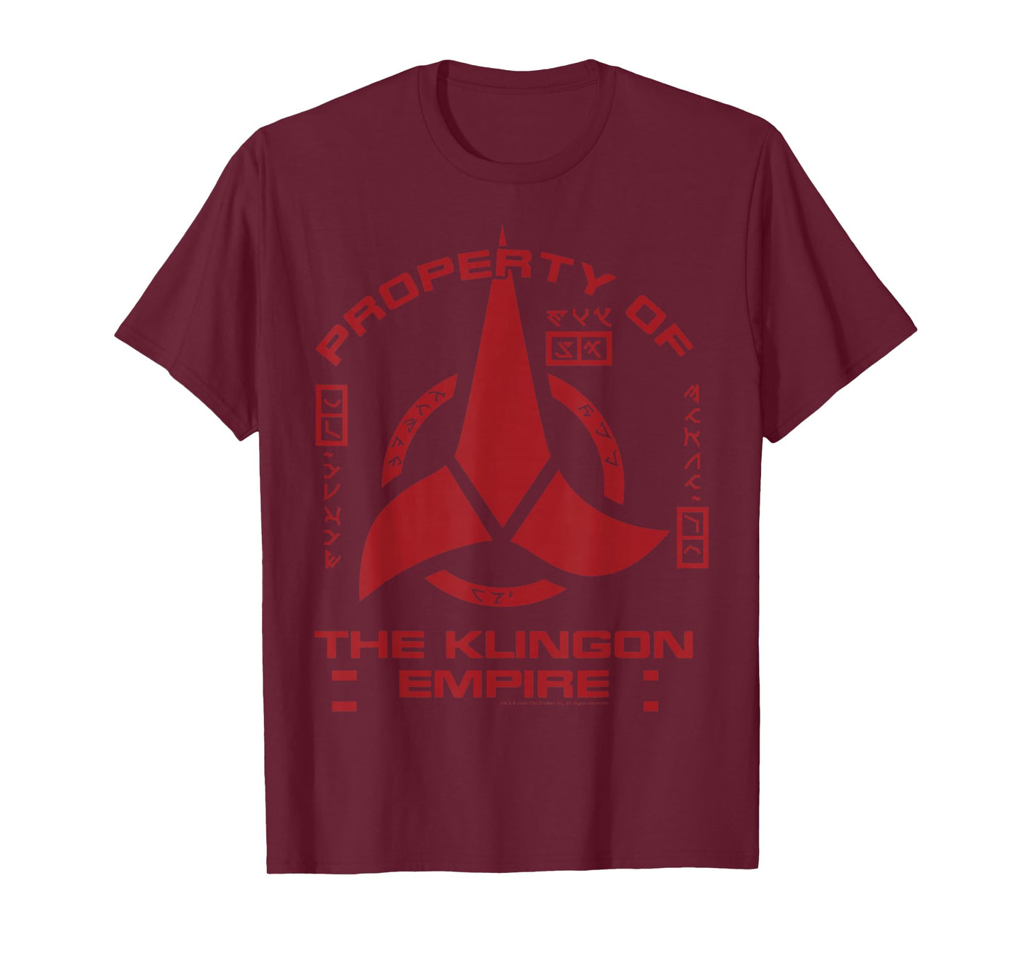 Star Trek: Discovery Property Of The Klingon Empire Red Logo T-Shirt