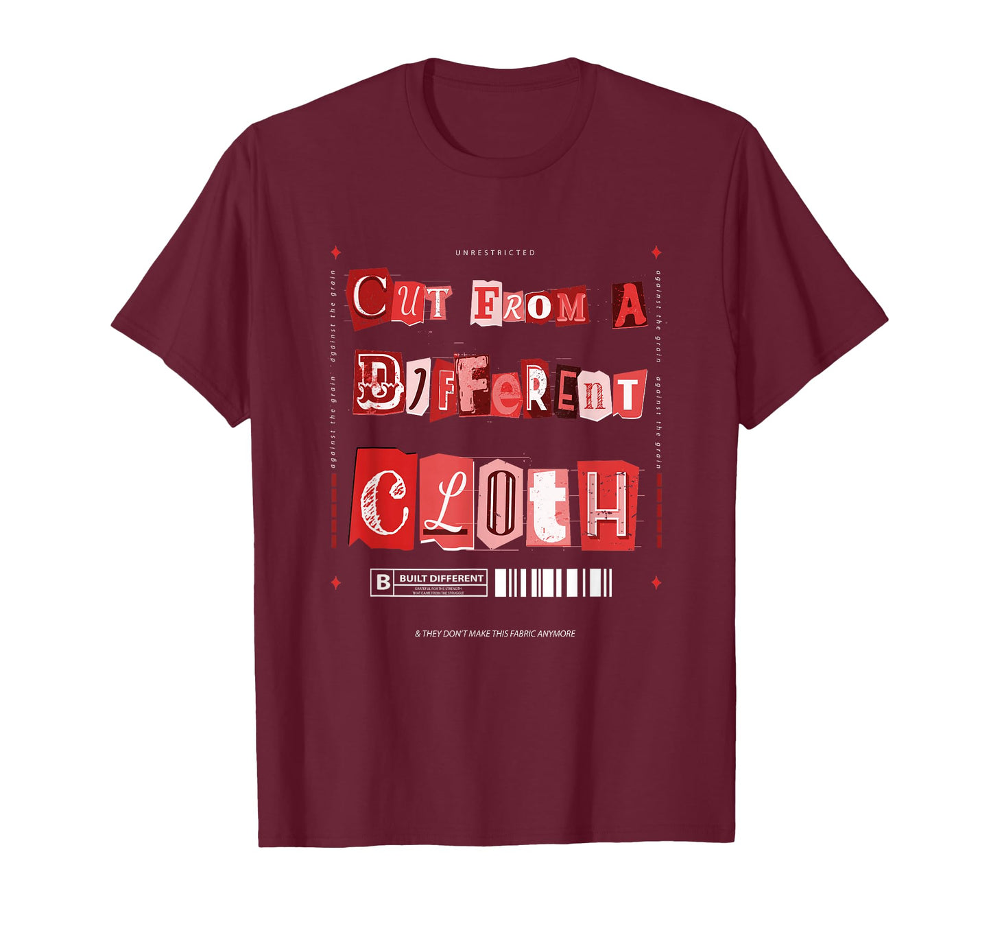 Red Cut from A Different Cloth Red Graphic T-Shirt