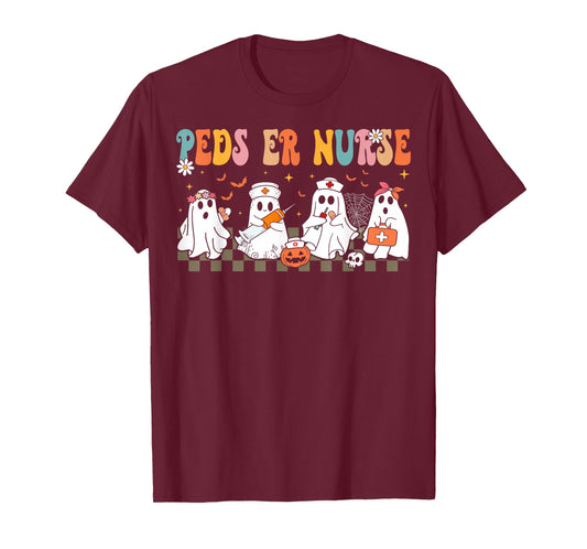 PEDS Emergency Department Halloween RN ER Pediatric ED Nurse T-Shirt