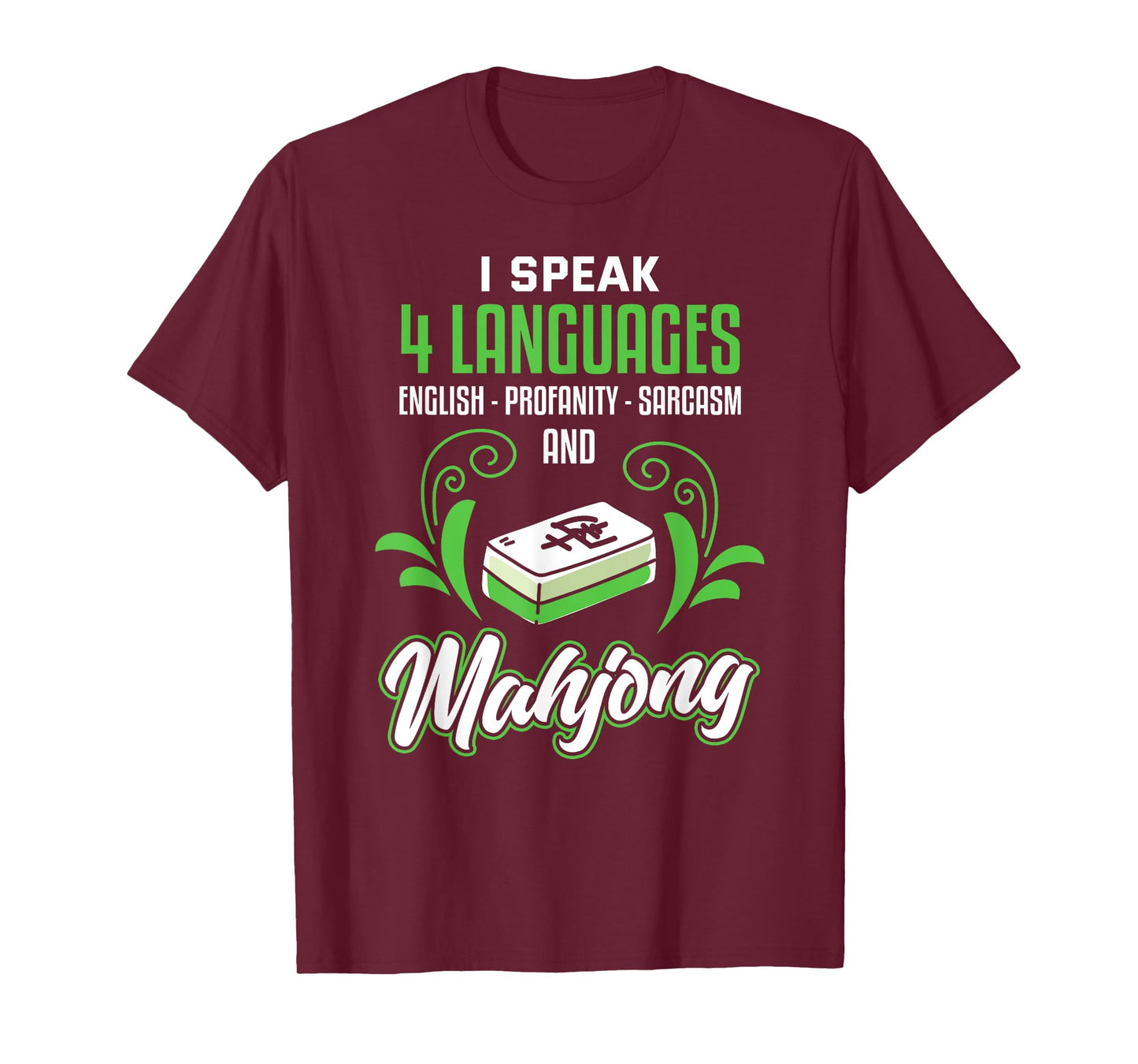 Funny Mahjong Shirt Sarcastic Game Mahjong Player T-Shirt