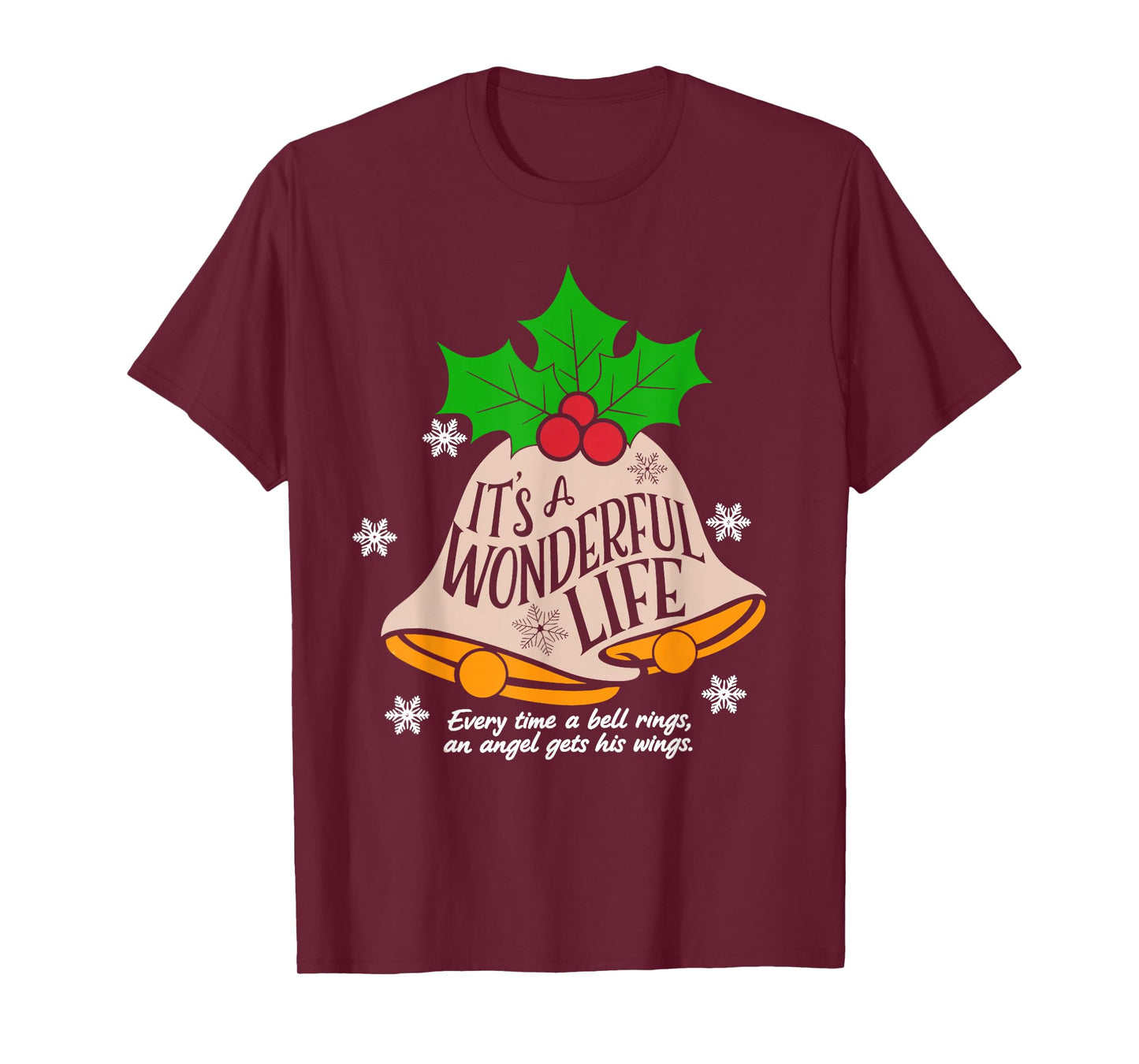 It's a Wonderful Life Everytime A Bell Rings Christmas Movie T-Shirt