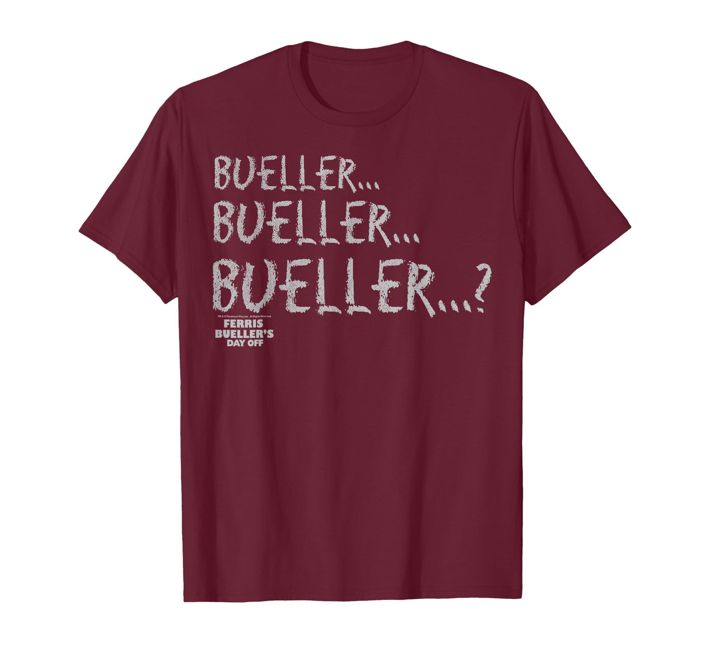 Ferris Bueller's Day Off Chalkboard Style Graphic Lines T-Shirt