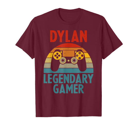 DYLAN Gift Name Personalized Funny Gaming Geek Birthday T-Shirt