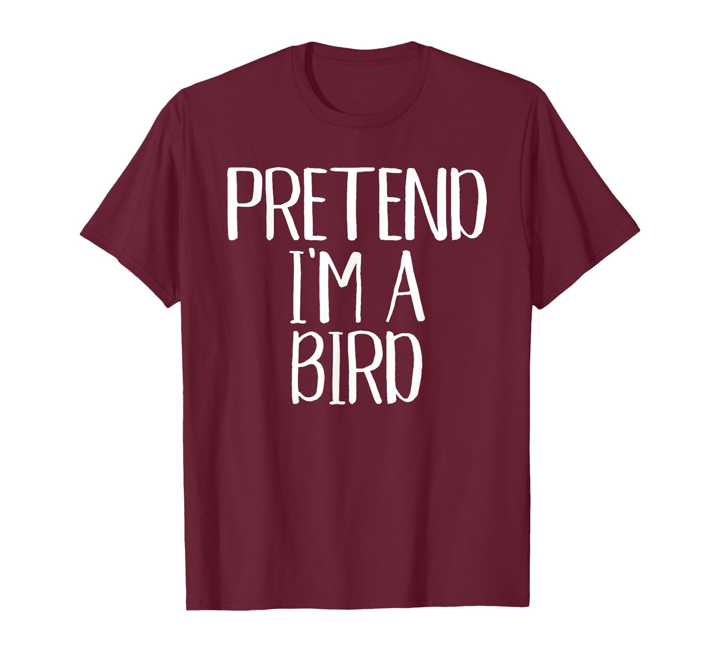 Pretend I'm A Bird Costume Family Funny Halloween Party T-Shirt