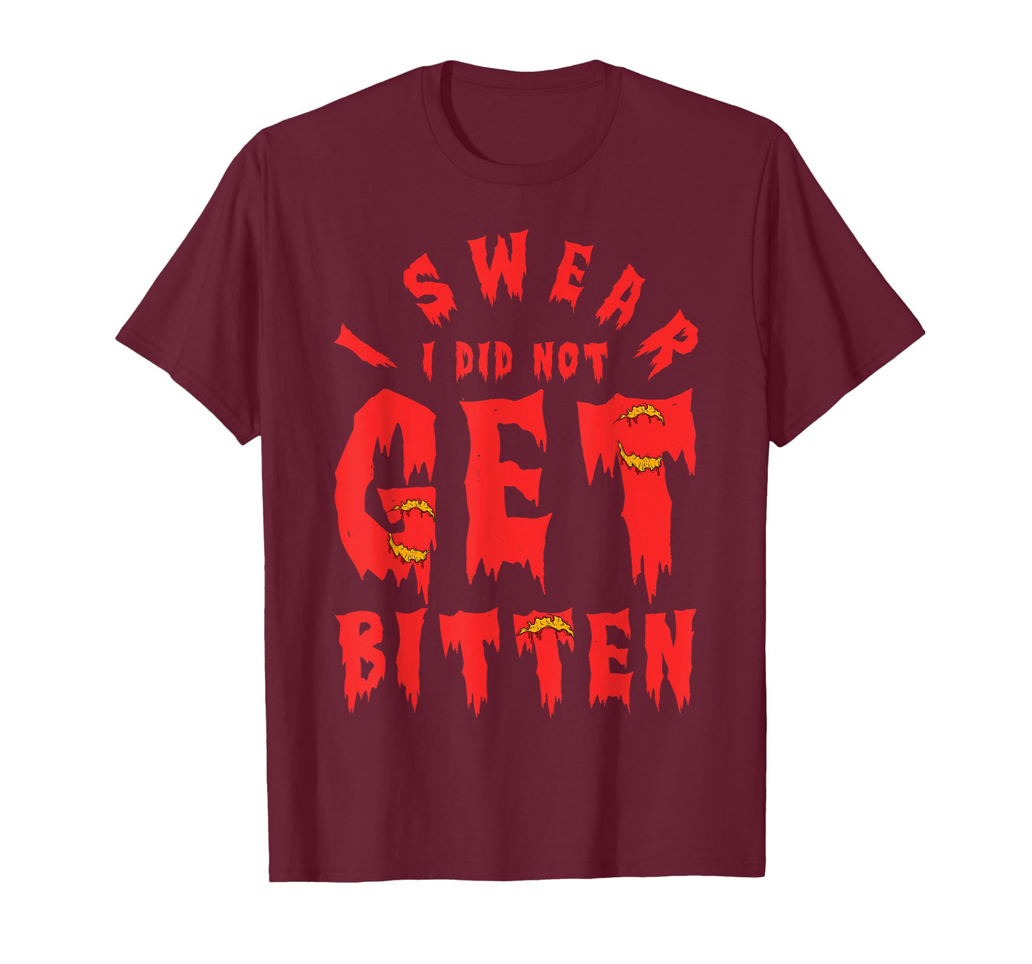 I Swear, I Was Not Bitten Hilarious Zombie T-Shirt