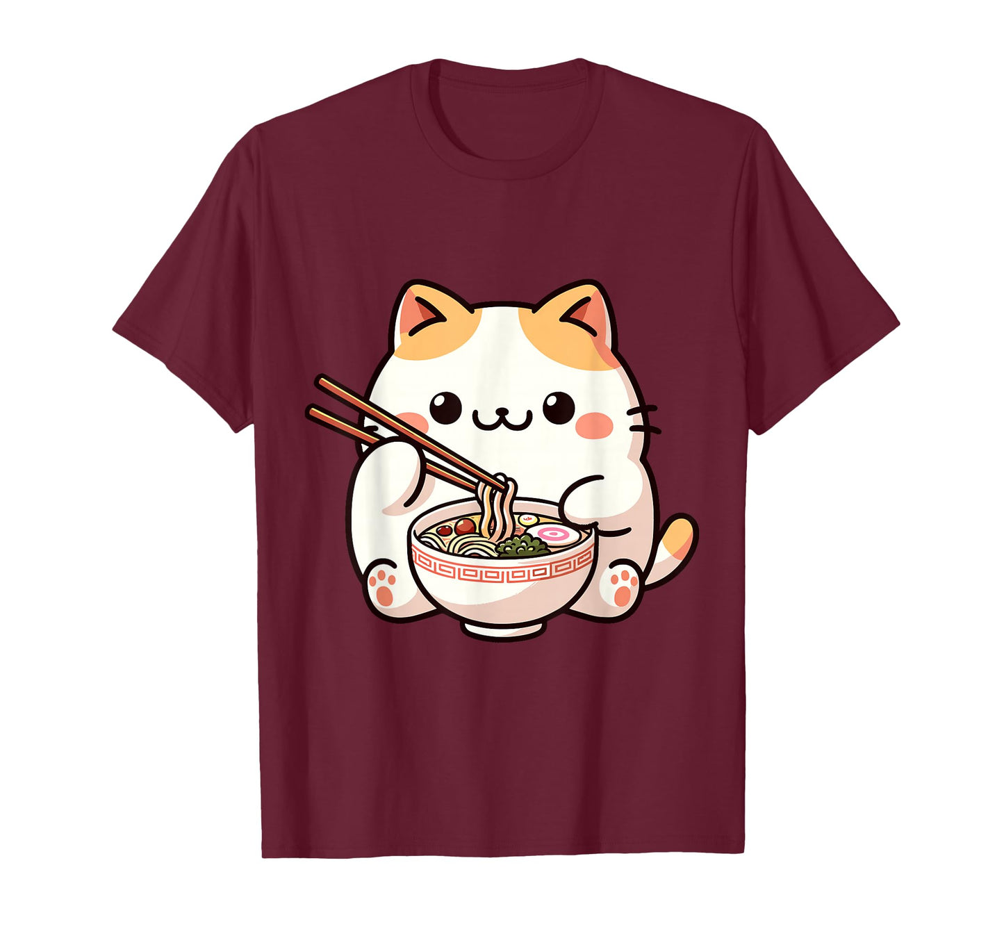 Ramen Neko Cat Anime Kawaii T-Shirt