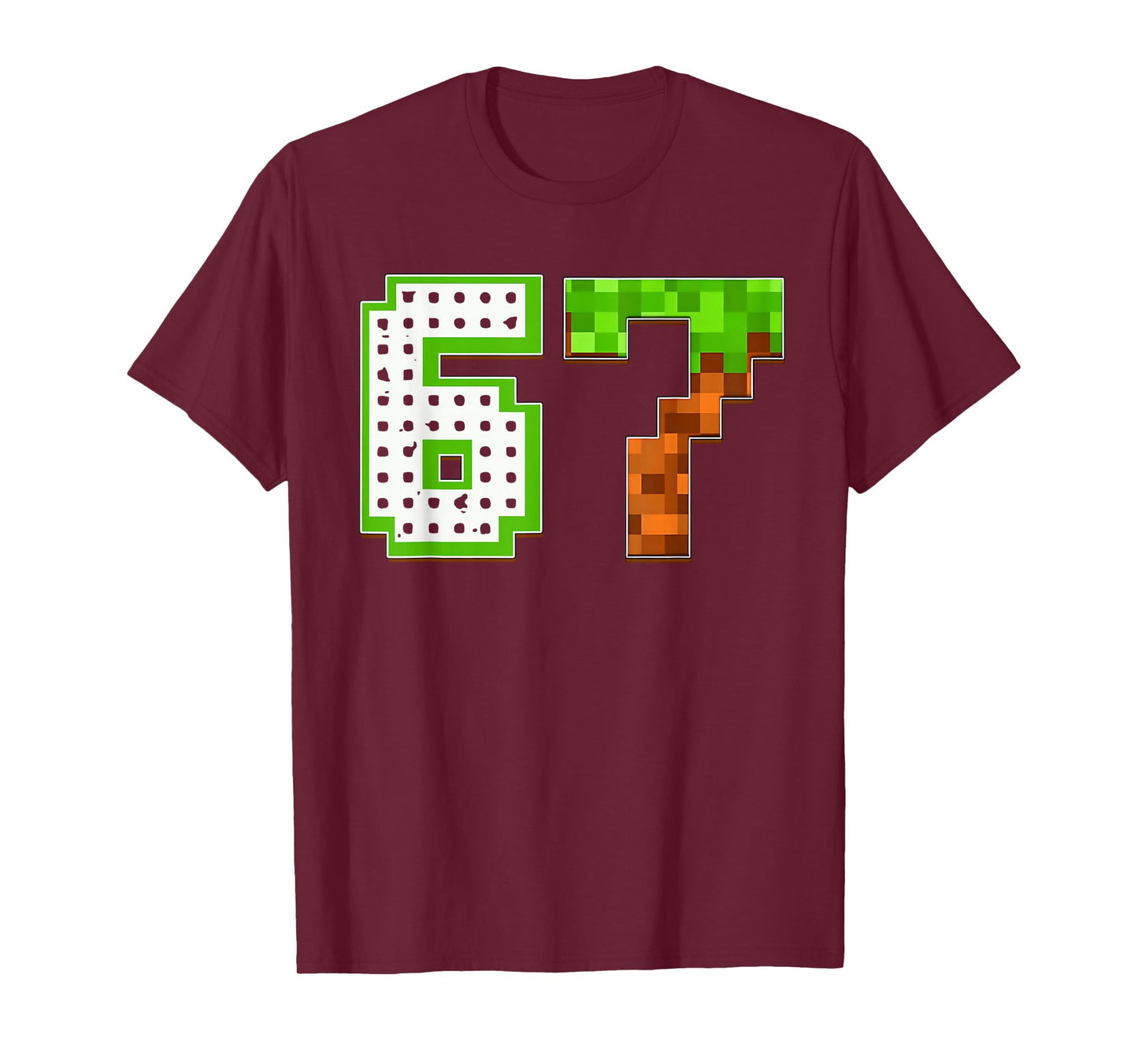Vintage 67 Level Birthday Gamer Gift for Men Women Kid T-Shirt
