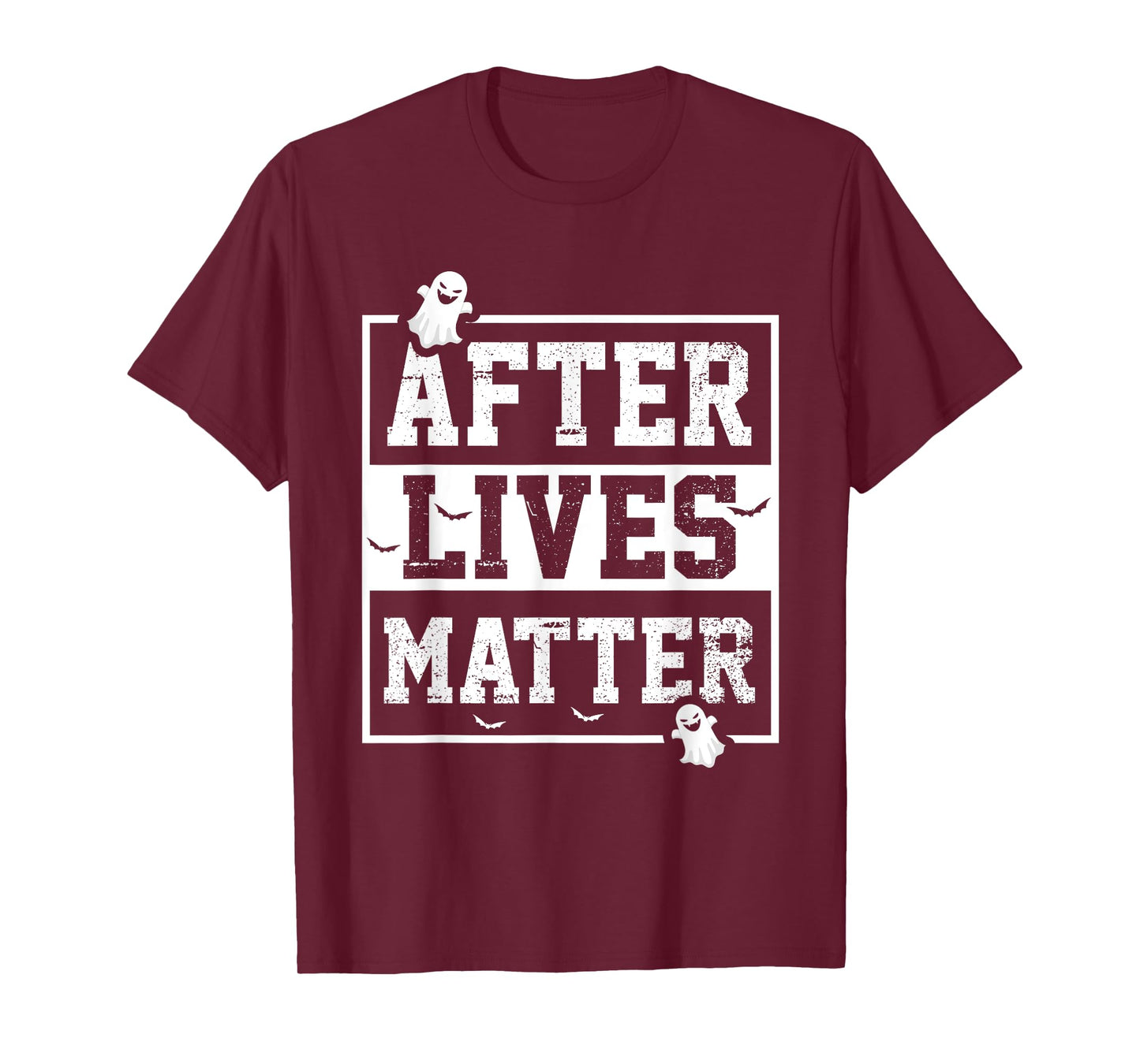 Funny After Lives Matter Ghost Hunting Halloween Poltergeist T-Shirt