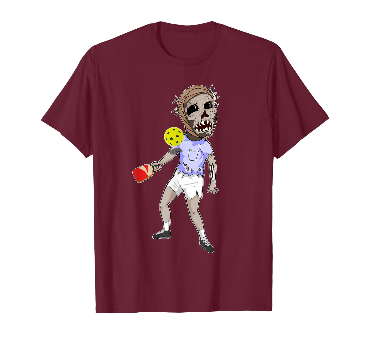 Funny Pickleball Zombie T-Shirt Halloween Gift Shirt T-Shirt