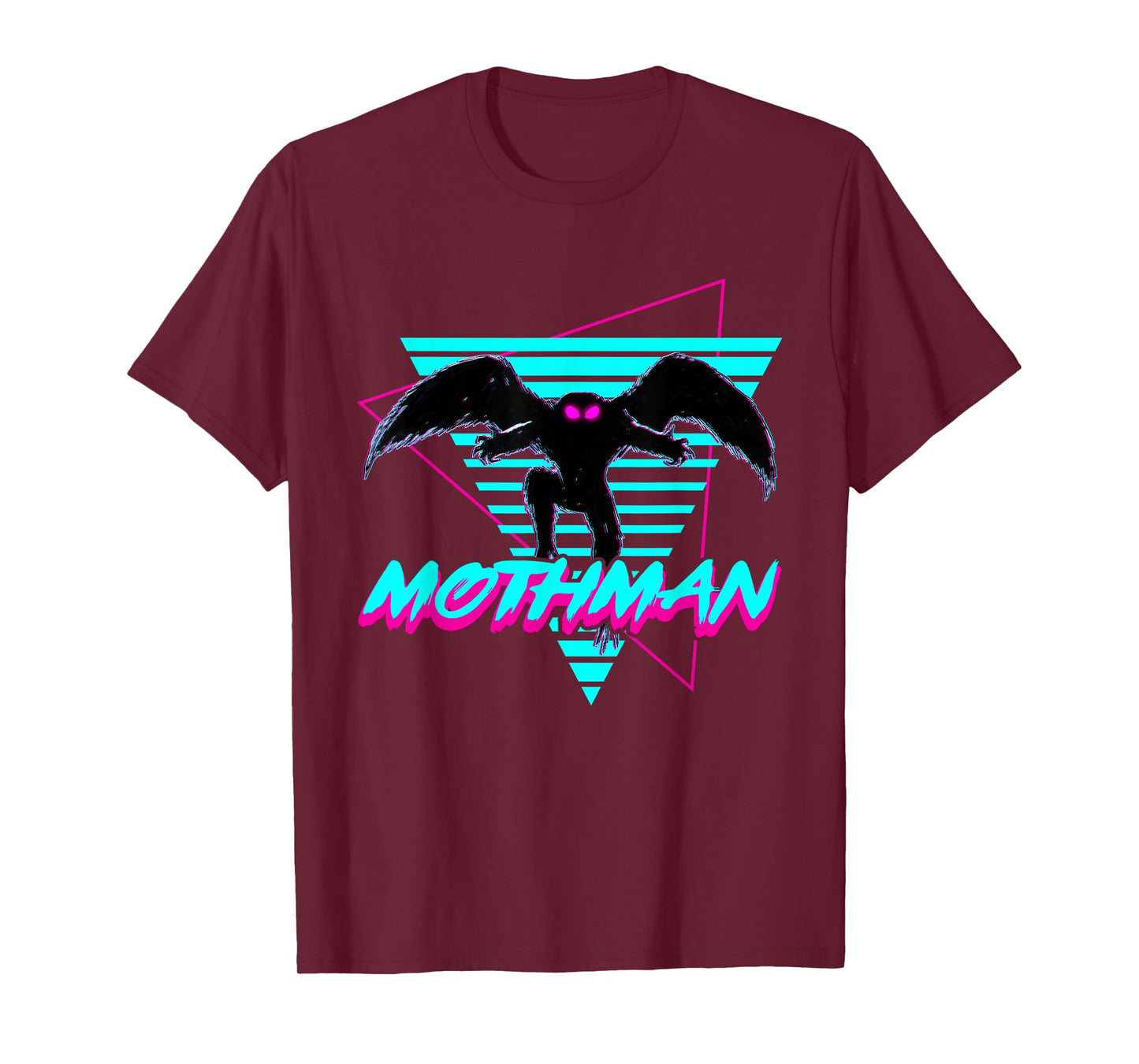 Mothman Cryptid Cryptozoology Retro T-Shirt