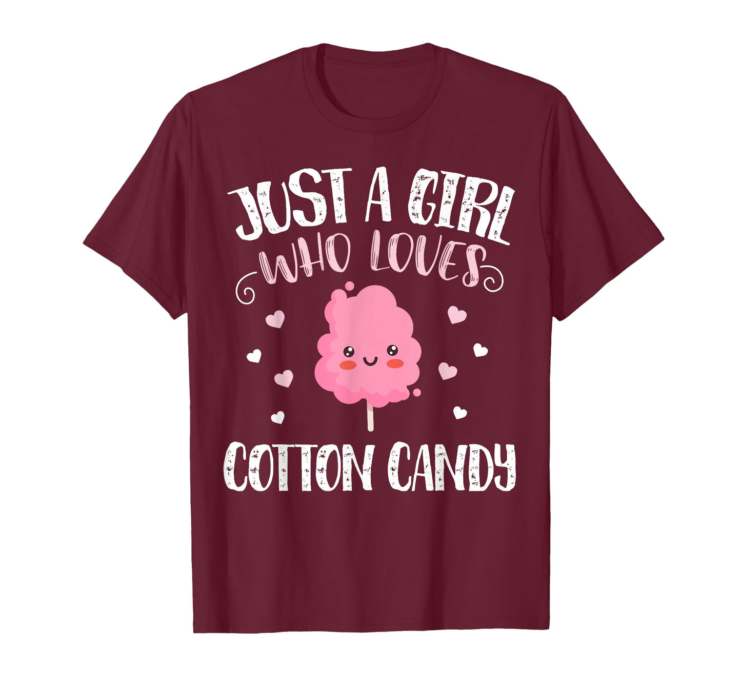 Just A Girl Who Loves Cotton Candy - Funny Cotton Candy T-Shirt
