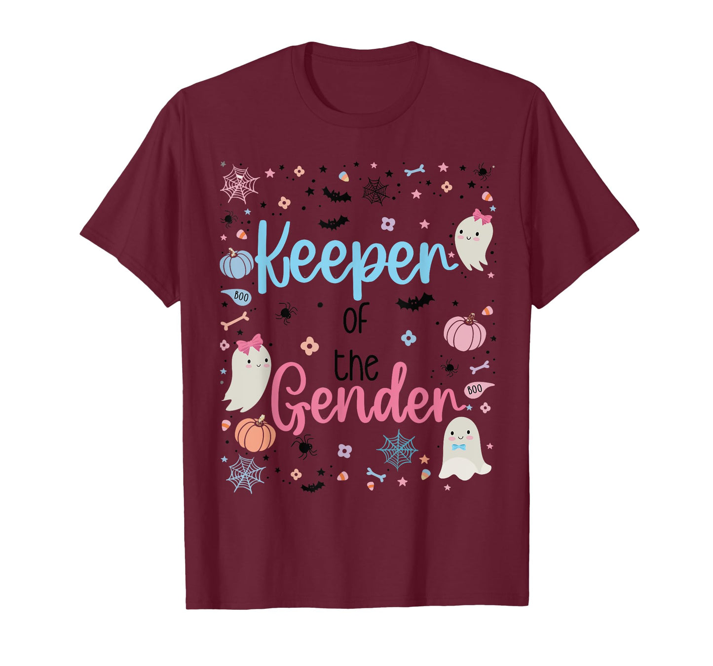Boo Keeper Of The Gender Reveal Baby Pregnancy Announcement T-Shirt