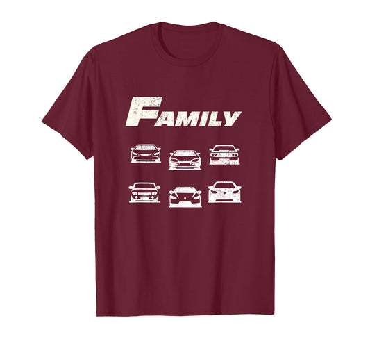 Fast Car Family Funny T-Shirt