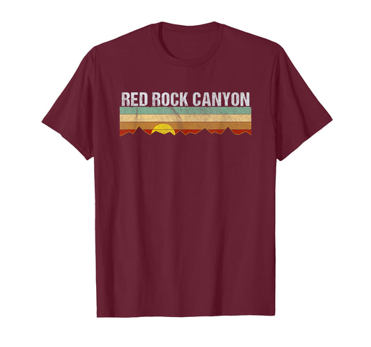 Vintage Red Rock Canyon Nevada Retro T-Shirt