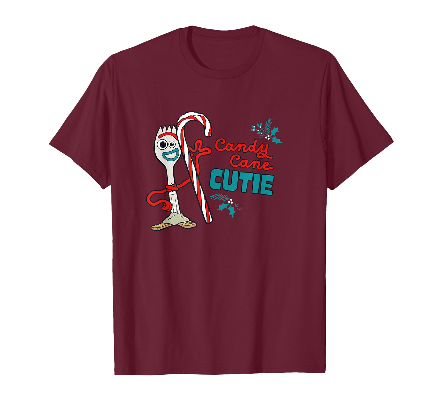 Disney and Pixar's Toy Story Forky Candy Cane Cutie Holiday T-Shirt