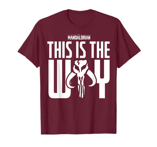 Star Wars The Mandalorian This Is The Way Mythosaur Block T-Shirt