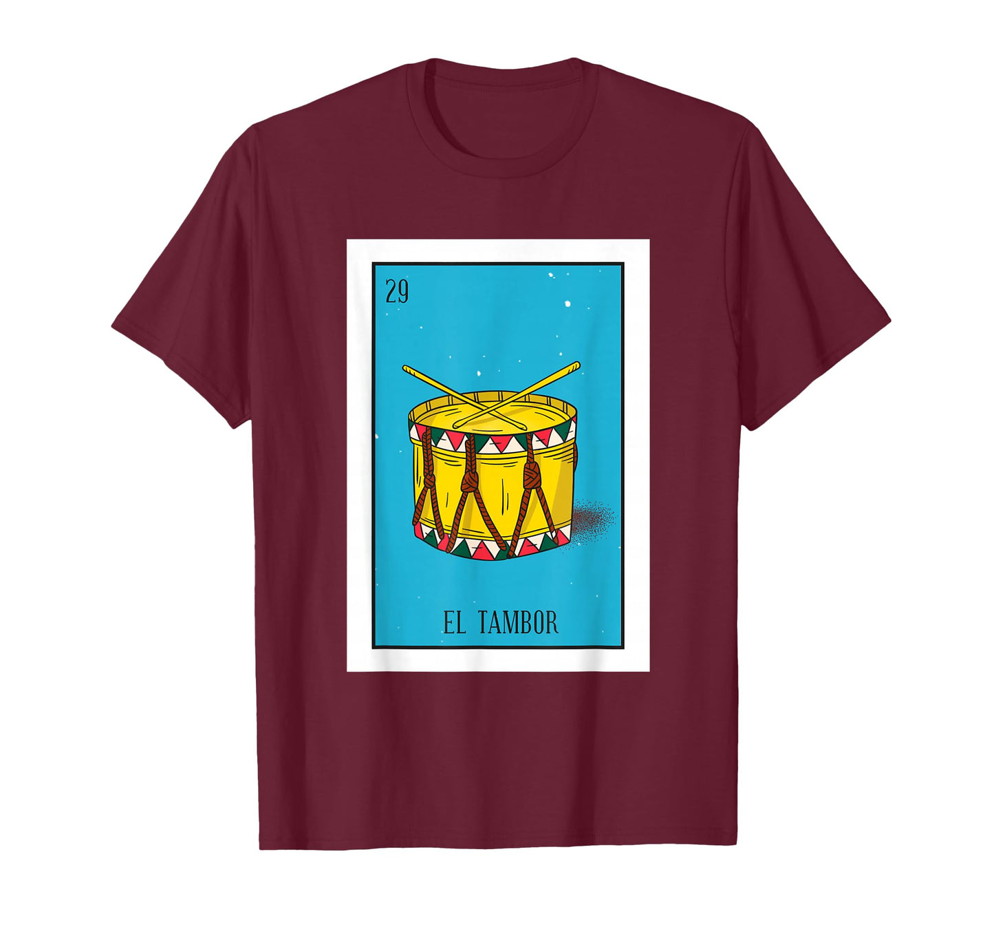 El Tambor Lottery Card Gift The Drum Card Mexican Lottery T-Shirt