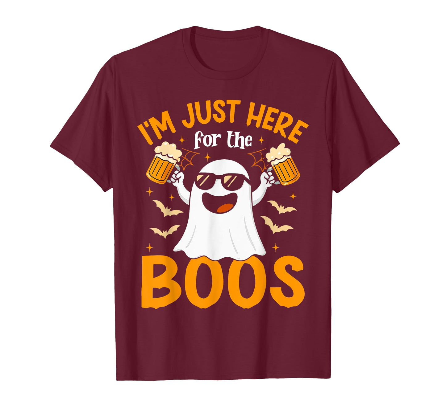 Ghost Beer Halloween Party Drinking Costume Gift T-Shirt