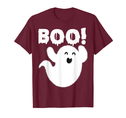 Cute ghost T Shirt - Cool funny ghost boo halloween kids tee T-Shirt