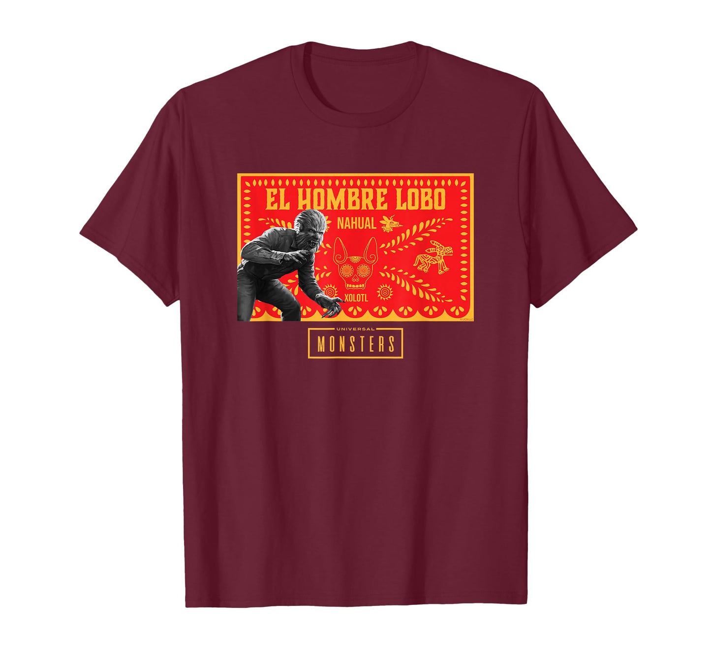 Universal Monsters Wolf Man El Hombre Lobo T-Shirt