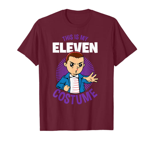 Stranger Things Halloween This Is My Eleven Costume T-Shirt