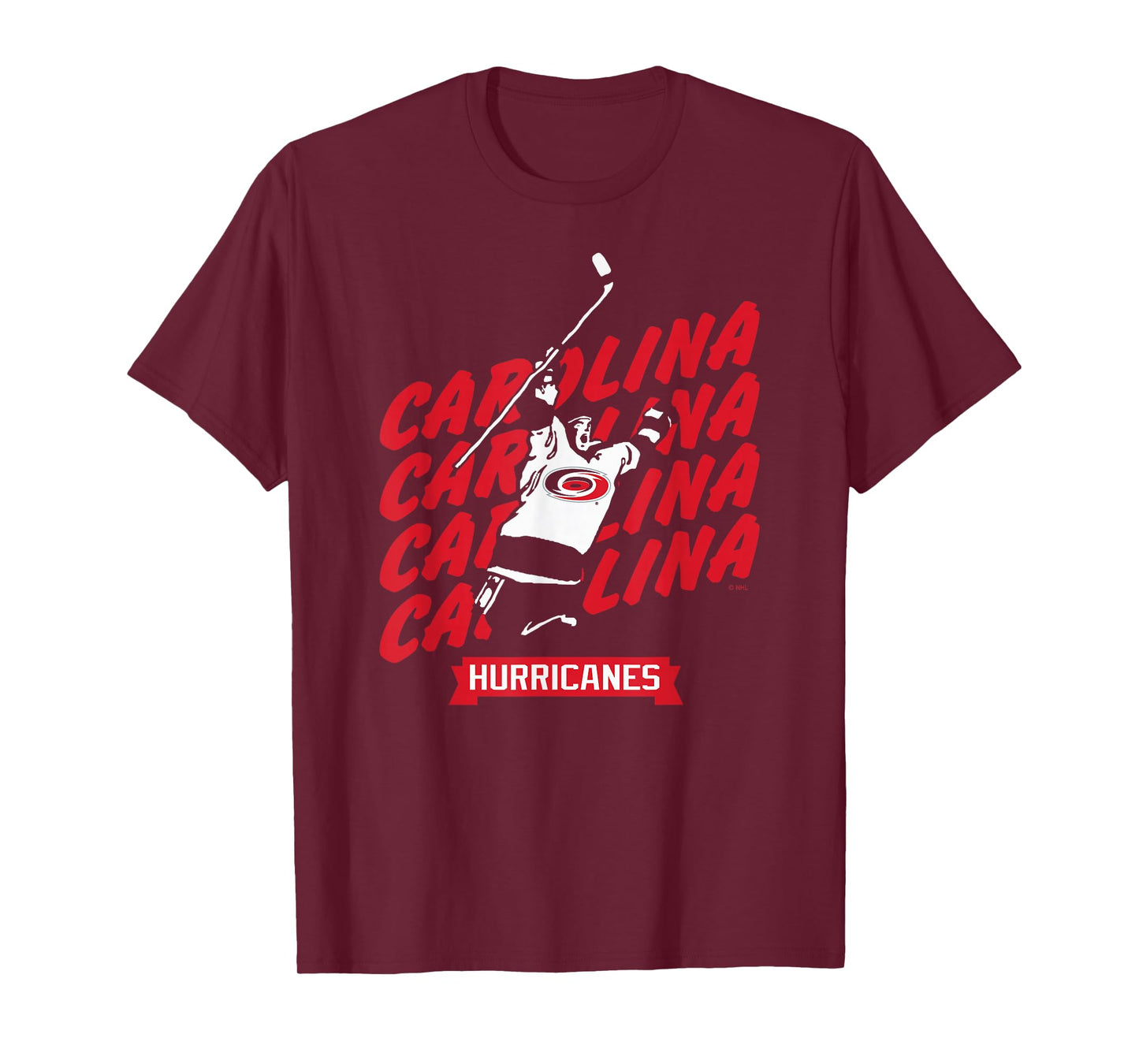 Carolina Hurricanes Graffiti Black NHL Officially Licensed T-Shirt