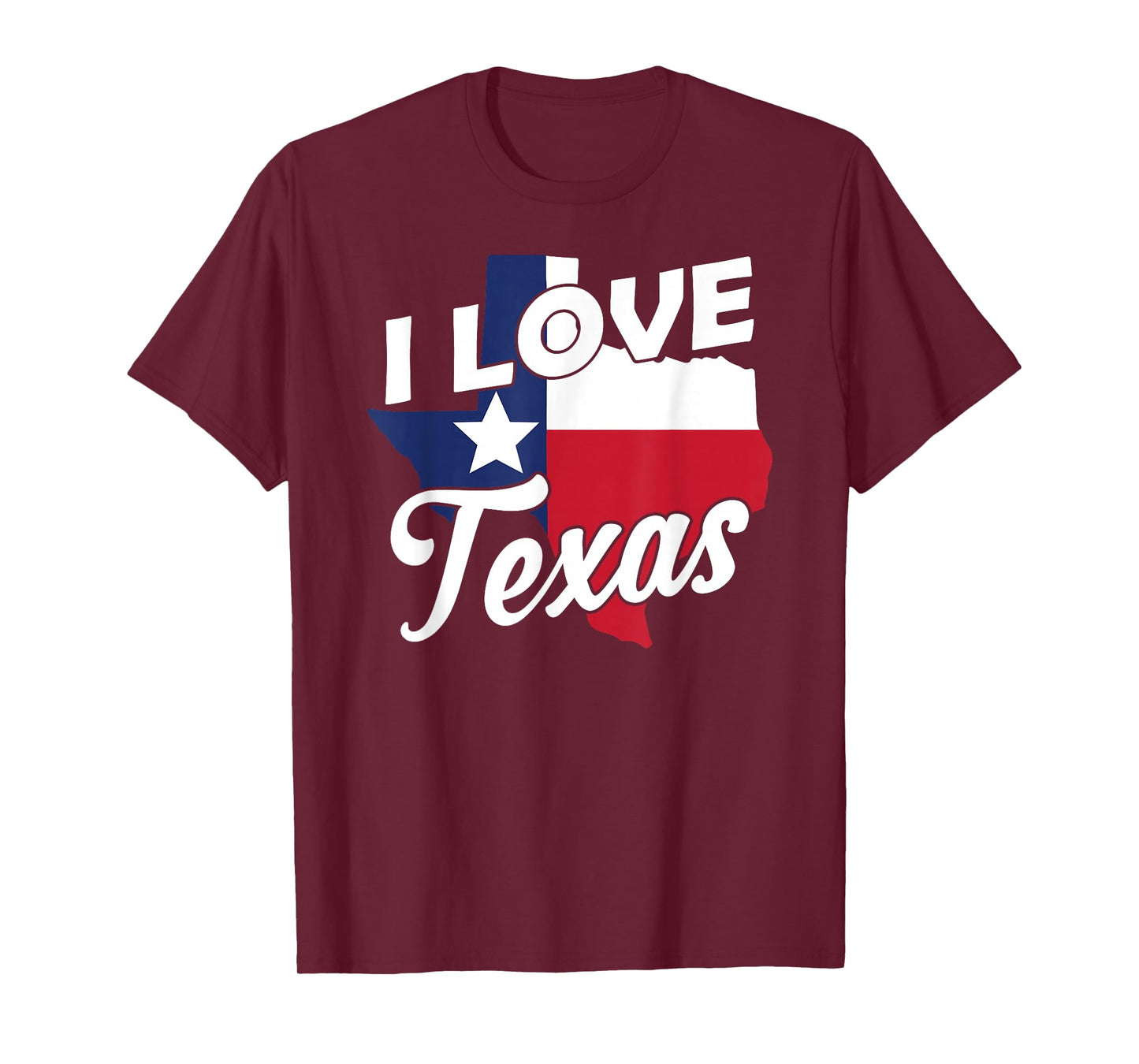 I Love Texas State Texan Pride Sayings T-Shirt