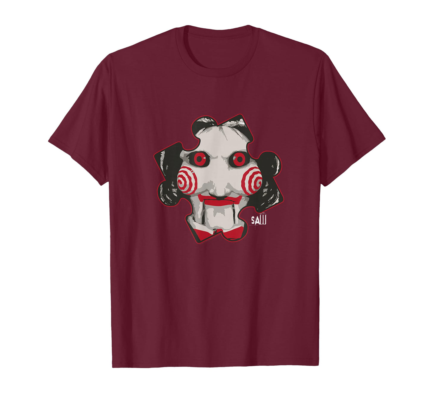 Saw Billy The Puppet Puzzle Piece T-Shirt