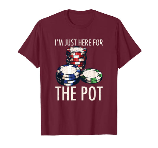 Poker T-Shirt Texas Hold'em Gambling Pot Cards Player Gift T-Shirt