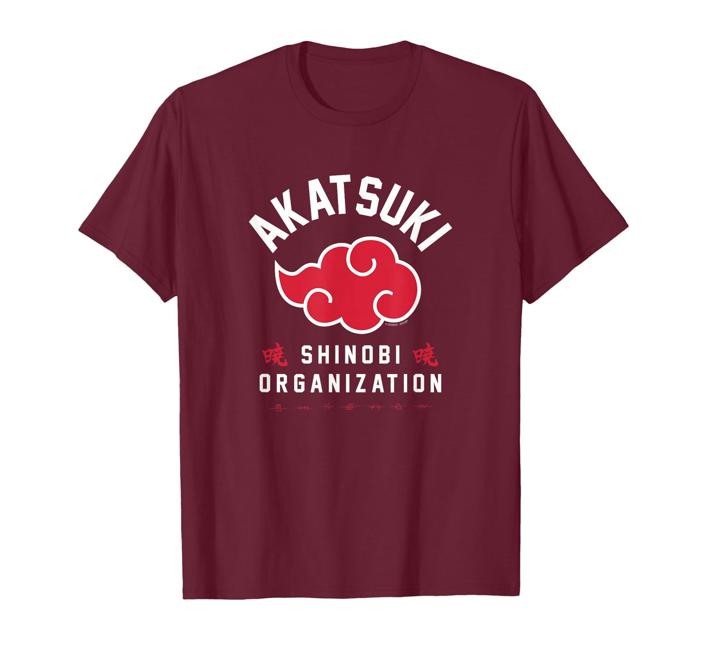Naruto Shippuden Akatsuki Shinobi Organization T-Shirt Small