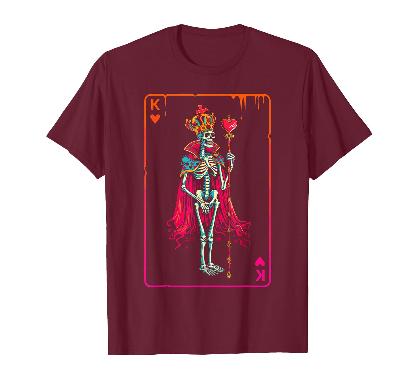 King of Hearts Halloween Costume Valentines Poker Couple Set T-Shirt