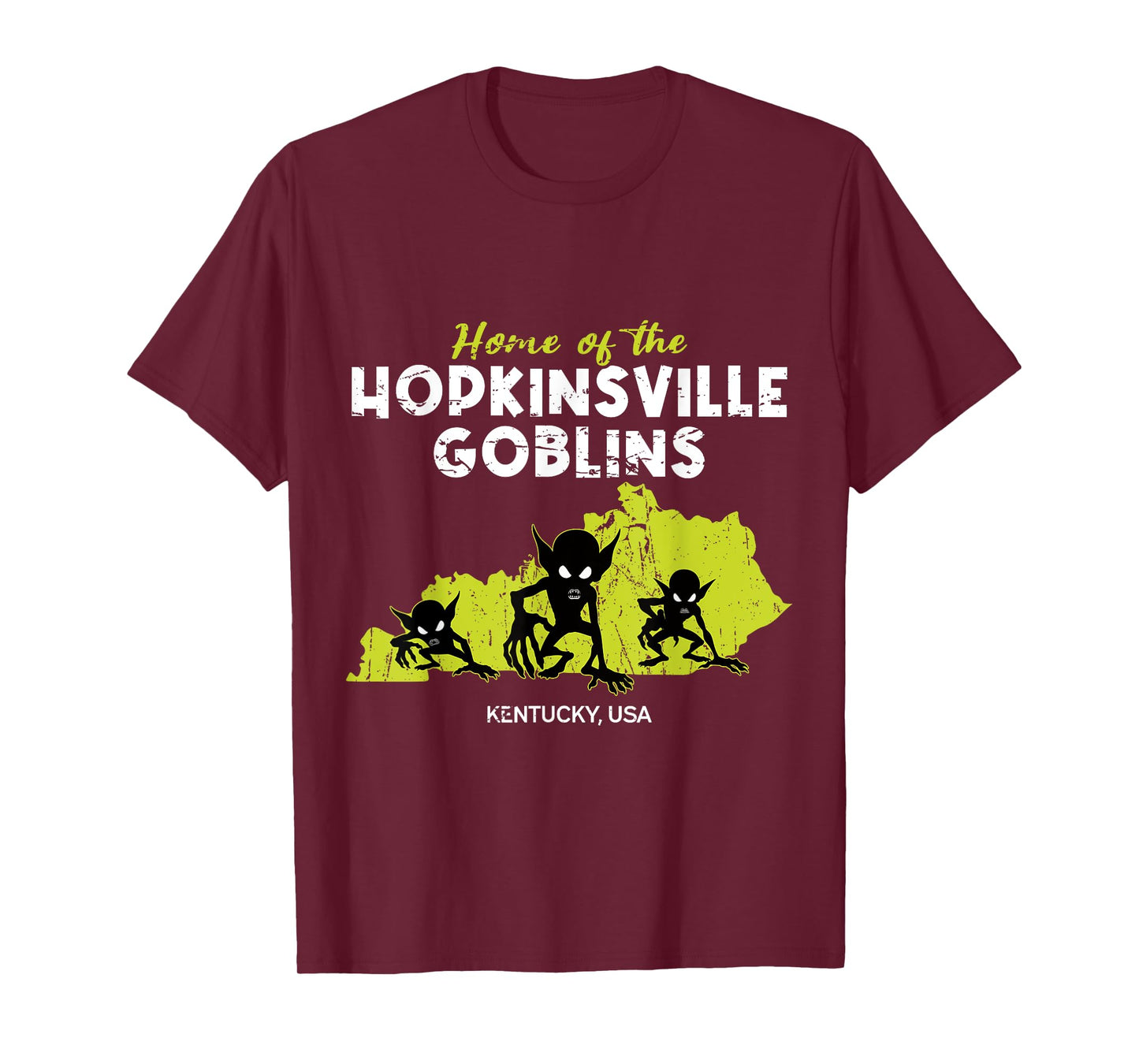 Hopkinsville Goblins Kentucky State Funny American Cryptid T-Shirt