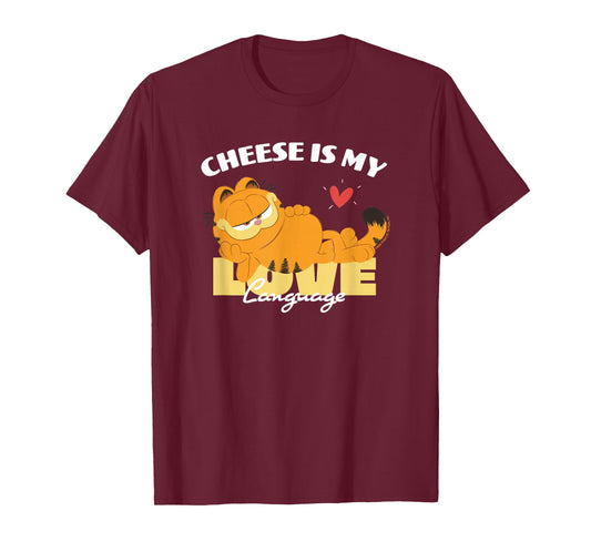 Garfield Cheese is My Love Language T-Shirt