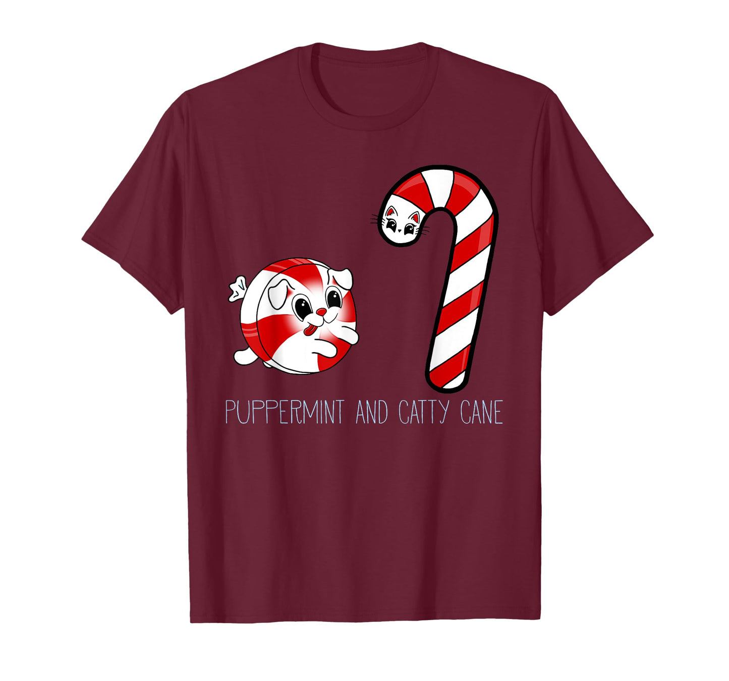 Puppermint and Catty Cane - Peppermint Puppy Candy Cane Cat