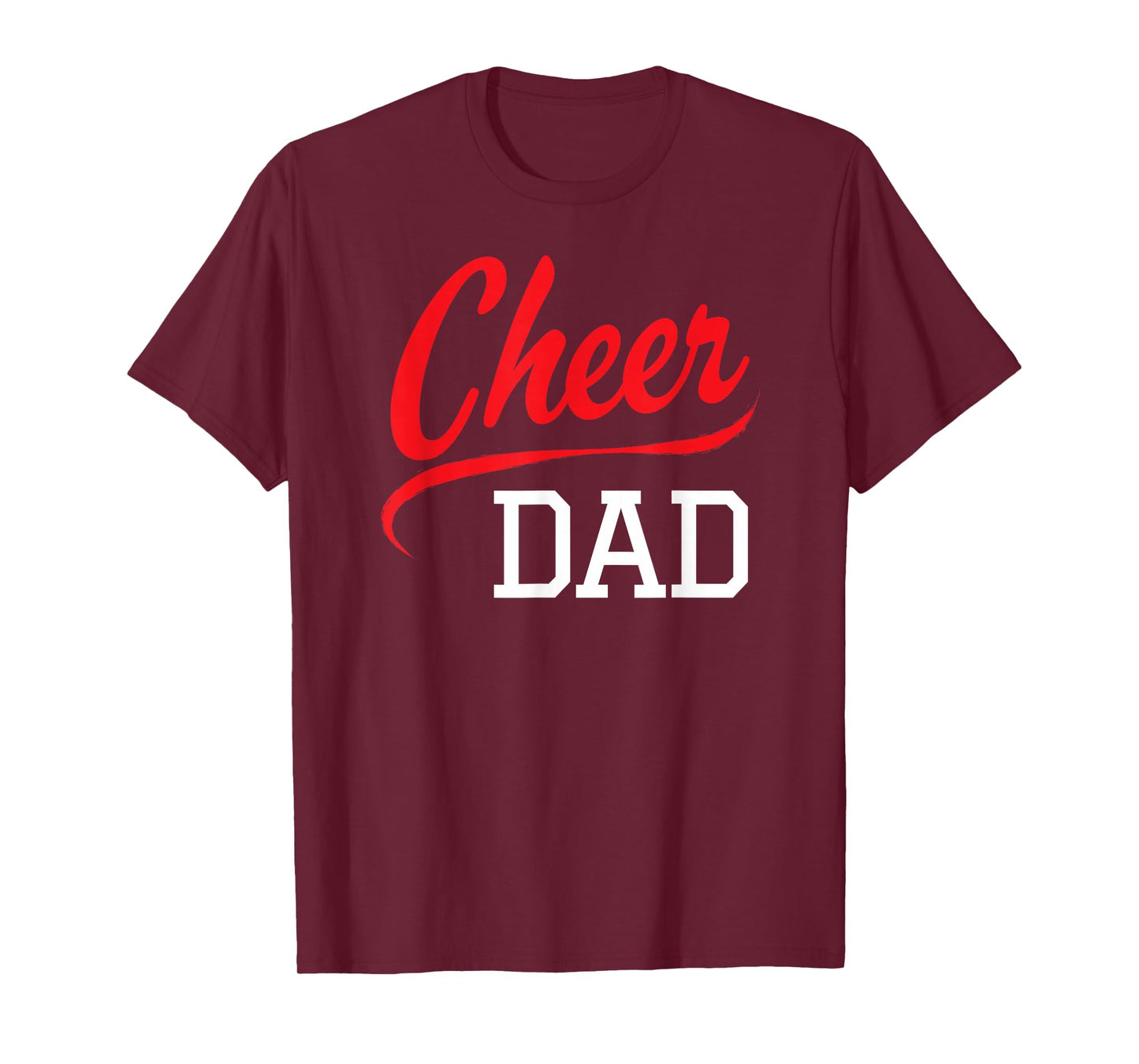 Cheer Dad Cheerleading Red T-Shirt