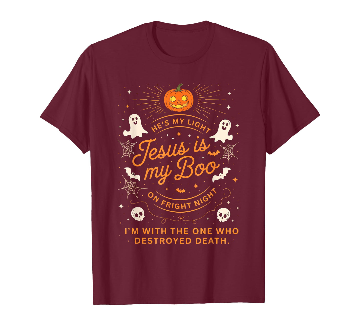 Retro Jesus is My Boo Christian Halloween Easy Costume T-Shirt