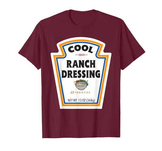 Cool Ranch Dressing Bottle Label Funny Halloween Costume T-Shirt