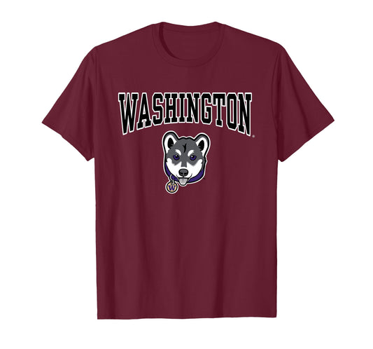 Kids Washington Huskies Kid's Mascot Purple Officially Licensed T-Shirt