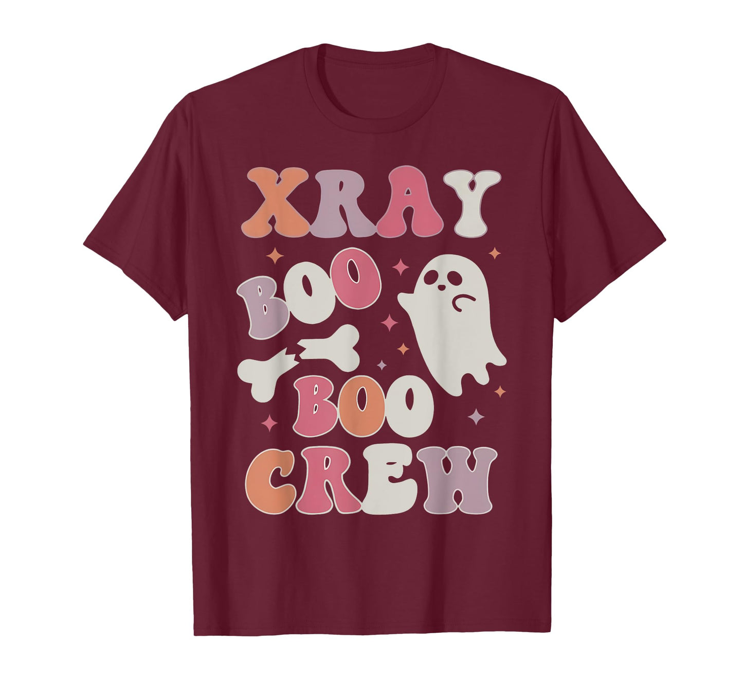 X Ray Boo Boo Crew Ghost Radiology Halloween Fall Nurse T-Shirt