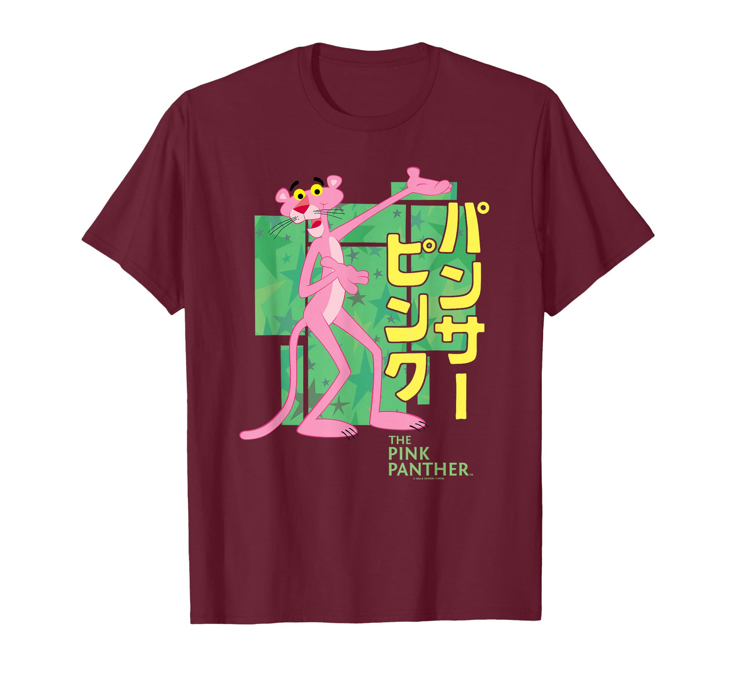 Pink Panther Japanese Letters T-Shirt