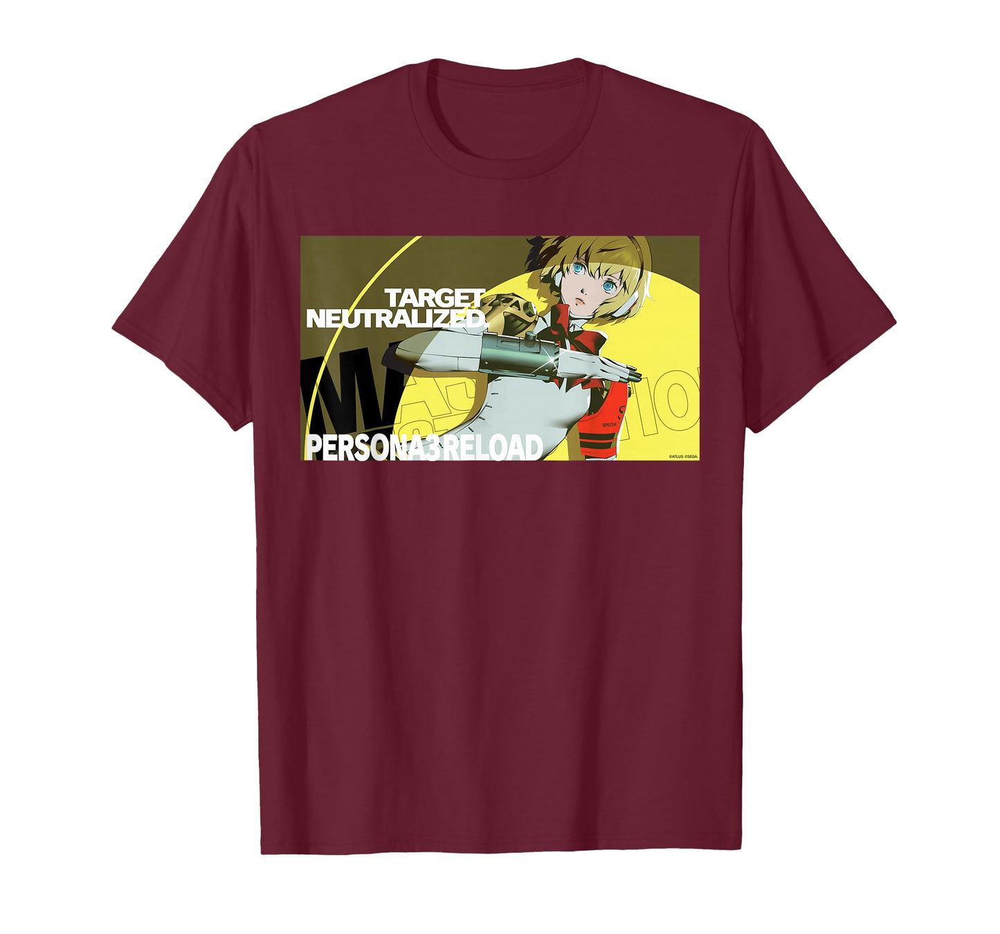 Persona 3 Reload Aigis All-out-attach image ATLUS T-Shirt